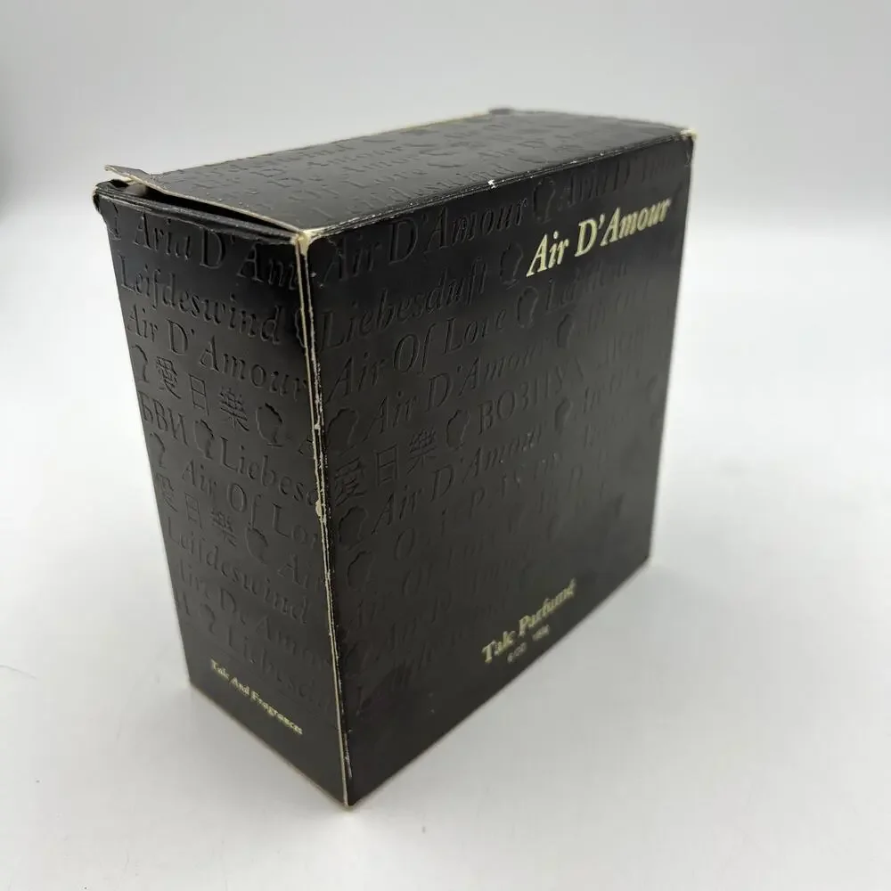 Air d'Amour Dusting Powder Black Case 6oz New Vintage 80s